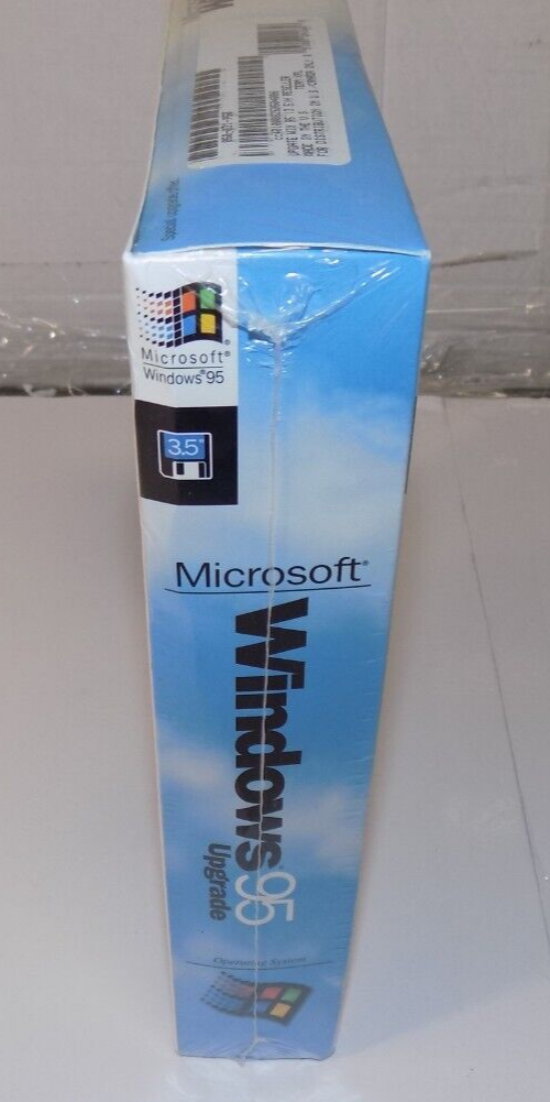 Microsoft Windows 95 Upgrade for Windows and DOS 3.5'' Floppy Disks Sealed