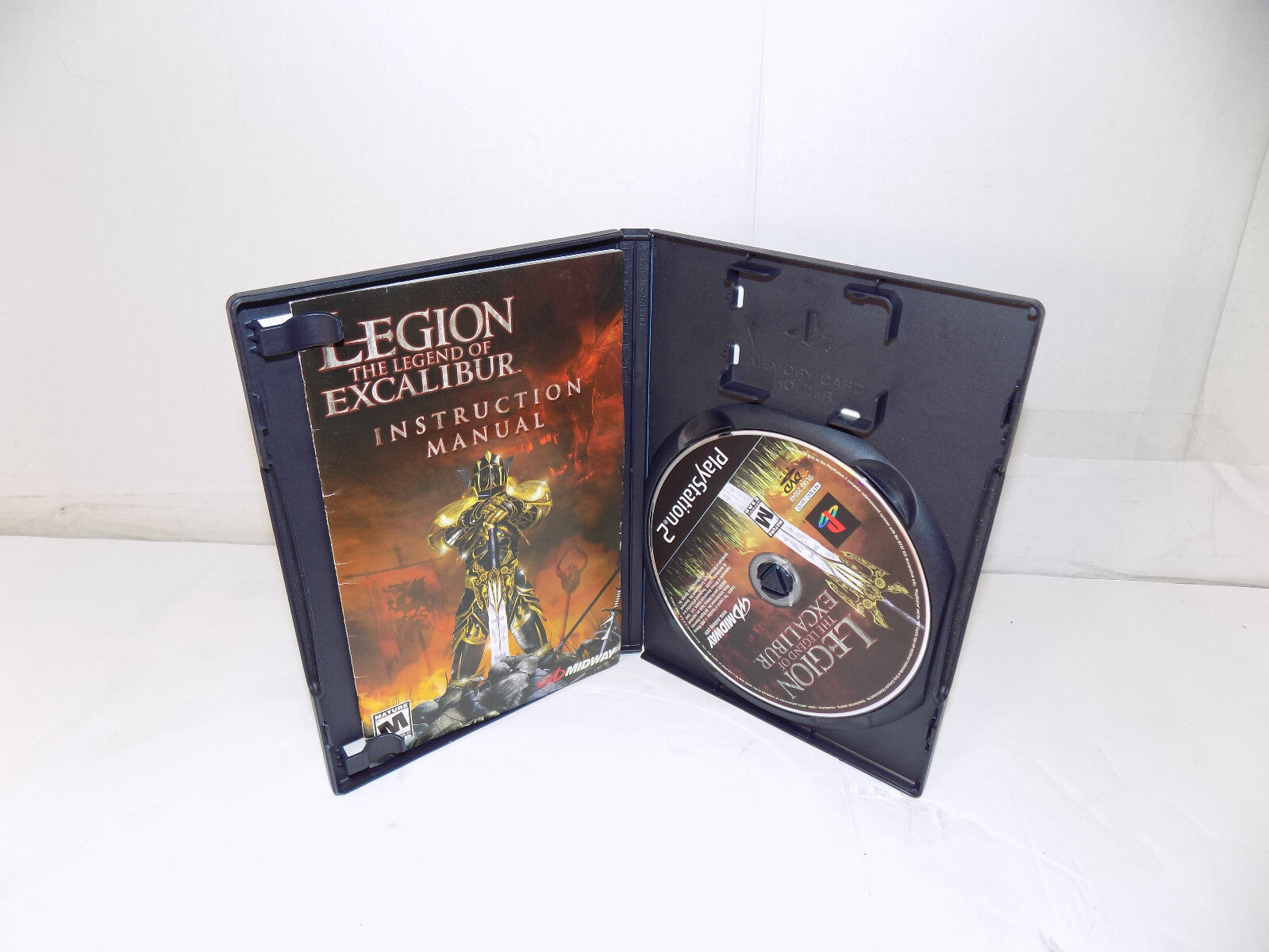Ps2 Game Legion: The Legend of Excalibur Includes Manual