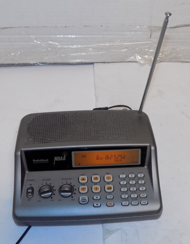 Radio Shack 20-405 PRO-405 Desktop NOAA Scanner Radio with Weather Alert