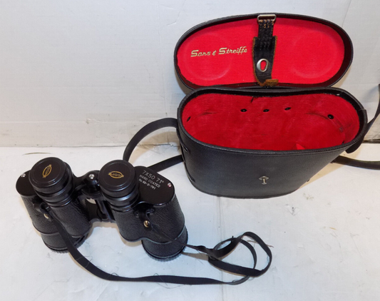 Vintage Sans & Streiffe #804 Mariner Binoculars  7 X 50 With Case