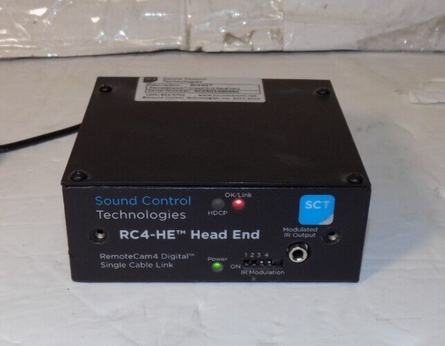 Sound Control RC4-HE Head End RemoteCam4 Digital Cable Link