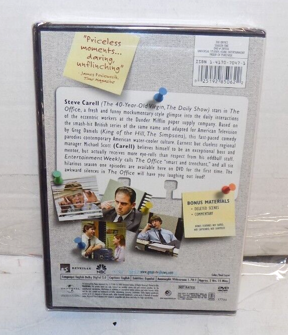 THE OFFICE Season One DVD Set Widscreen Steve Carell Sealed