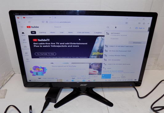 Acer G226HQL 21.5 Inch LED Backlit LCD Computer Monitor