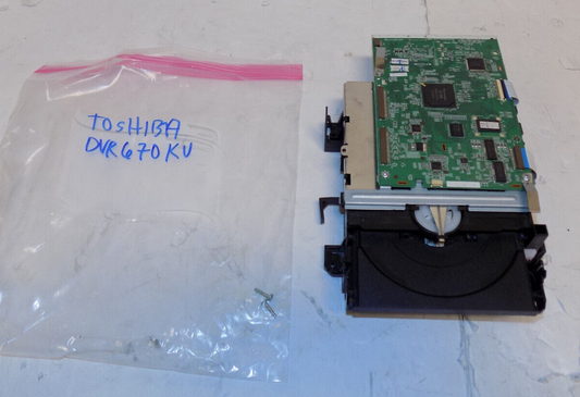Toshiba DVR670KU DVD Recorder Replacement Drive Tested