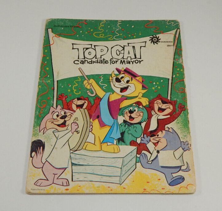 Vintage 1972 Durabook Top Cat Candidate for Mayor Hanna-Barbera