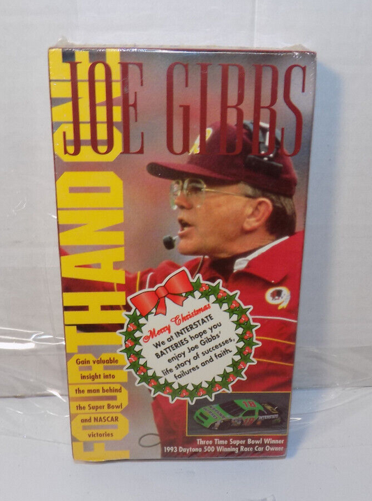 Joe Gibbs Fourth And One VHS Tape Interstate Batteries New Sealed