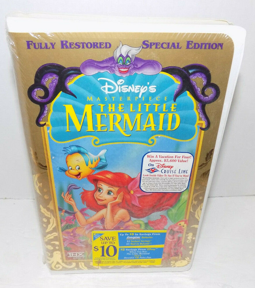 The Little Mermaid Movie VHS Tape Special Edition New Sealed