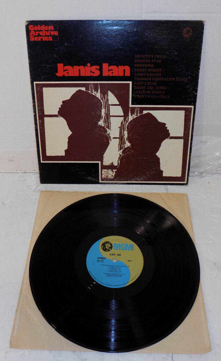 Janis Ian Vinyl LP Record Golden Archive Series 1970 MGM GAS 121 VG+