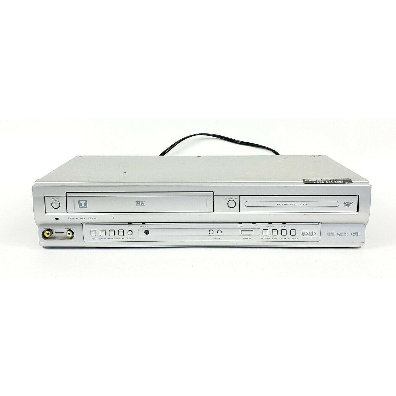 Trutech Funai dv220tt8 DVD VCR Combo with Remote, Cables and Hdmi Adapter