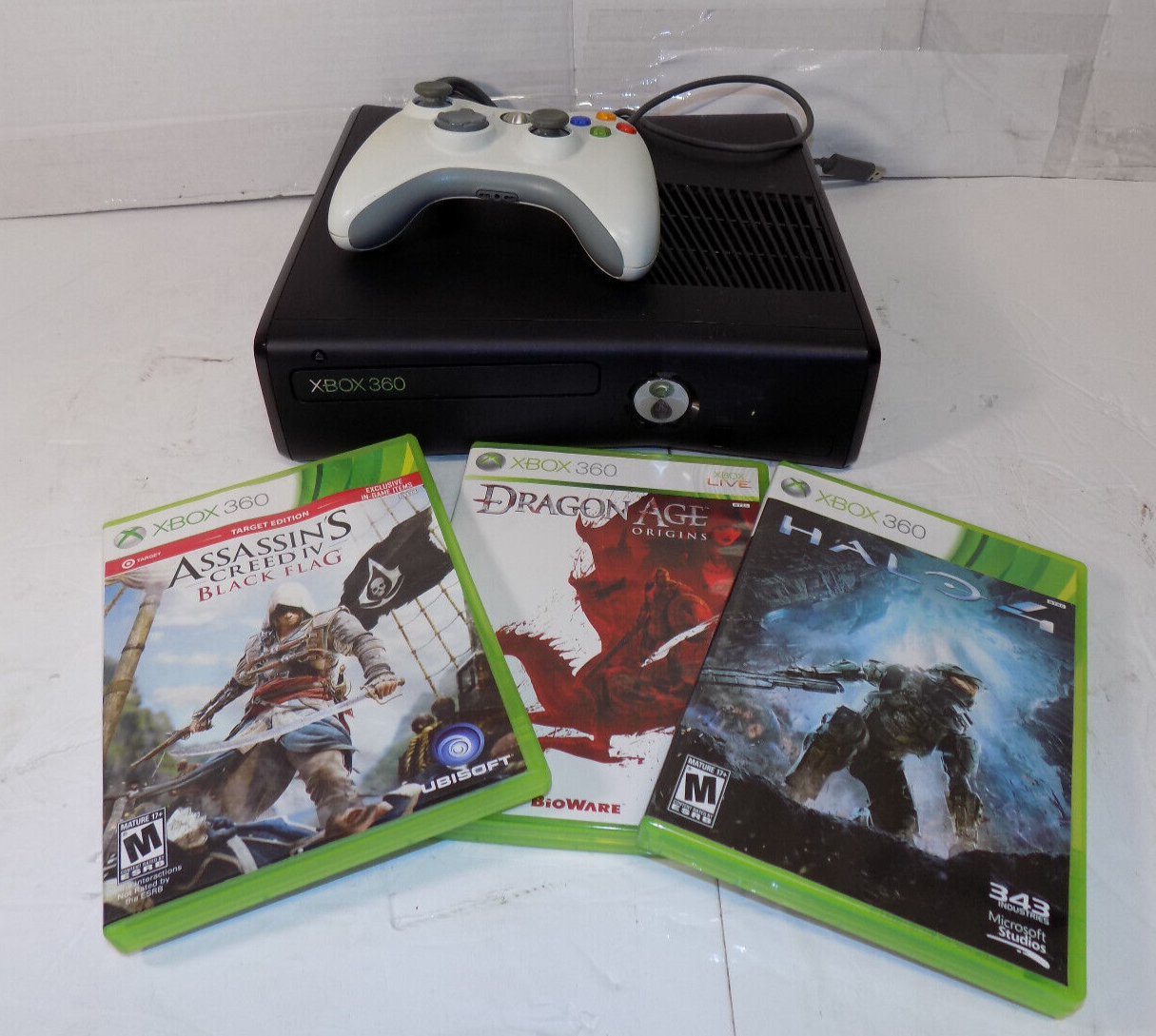 Microsoft Xbox 360 Spring Bundle 250GB Matte Black model outlets 1439