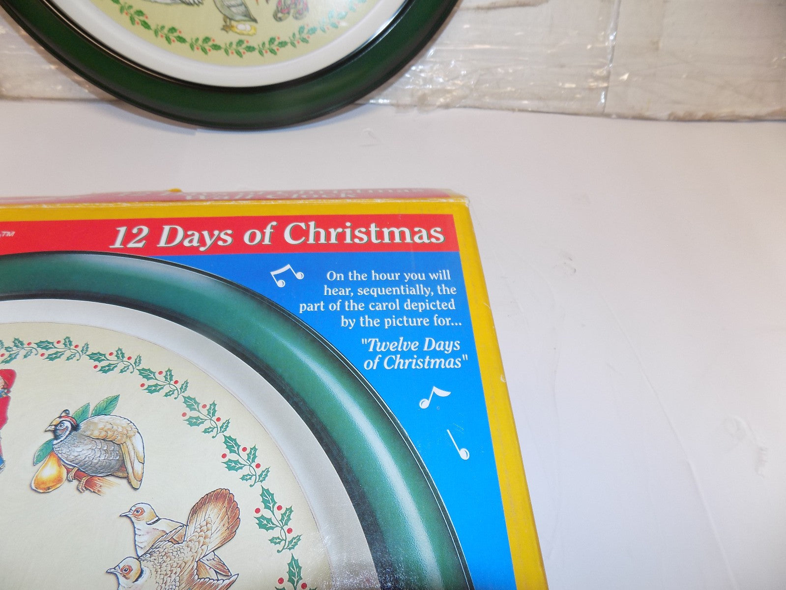 12 Days of Christmas Musical Christmas Clock Kurt Adler Santas Action World