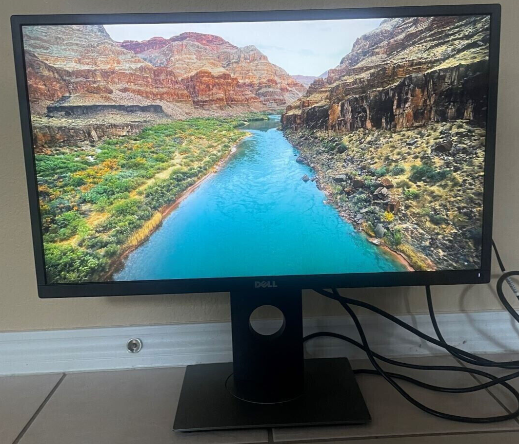 Dell Professional P2417H 24" Screen LED Computer Monitor HDMI DisplayPort VGA