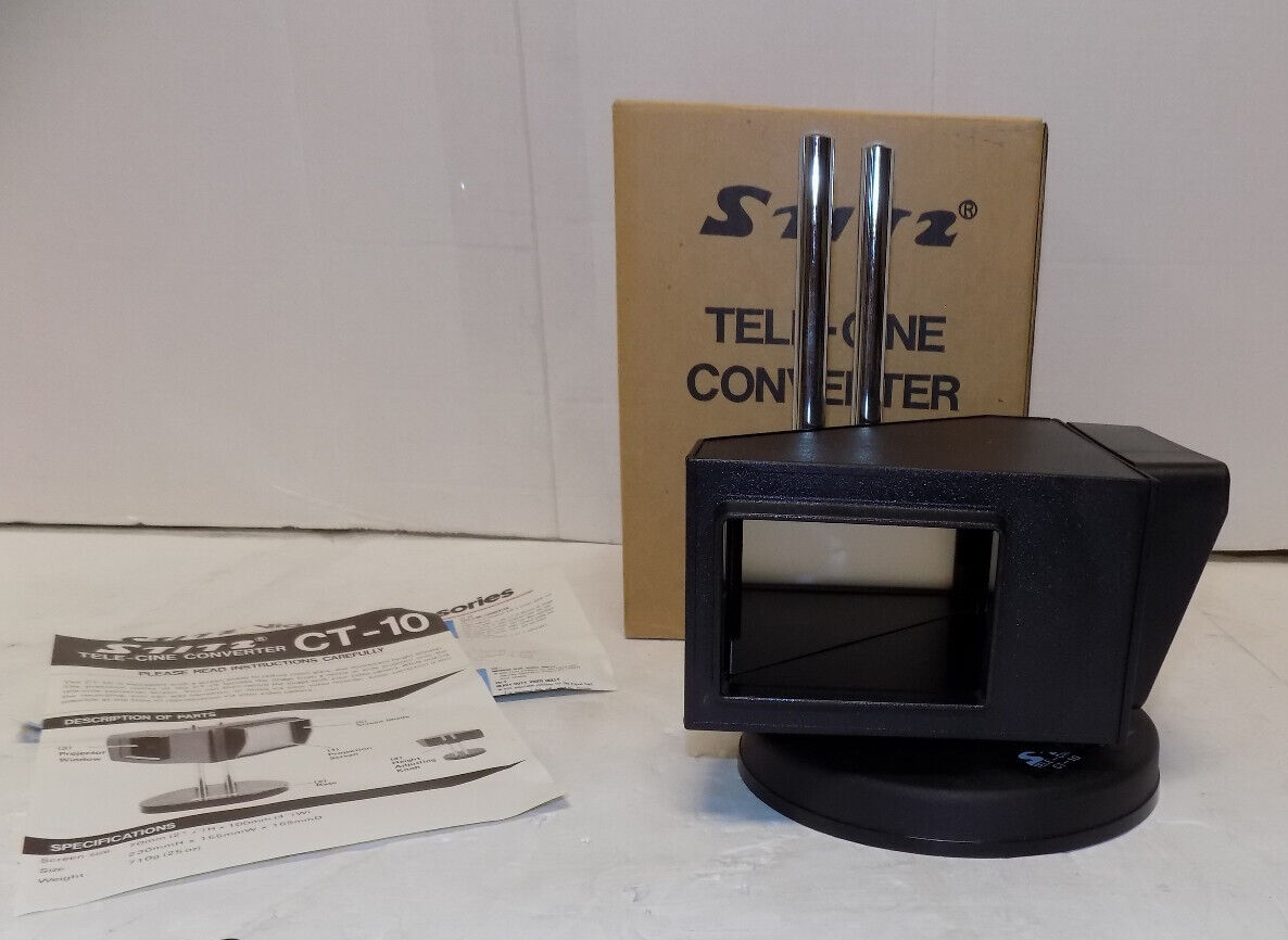 Stitz Tele Cine Converter CT 10 Convert From Movie or Film Slides to Video