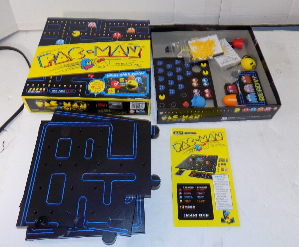 PAC-MAN The Board Game Buffalo Games With Authentic Waka Arcade Sounds Open Box