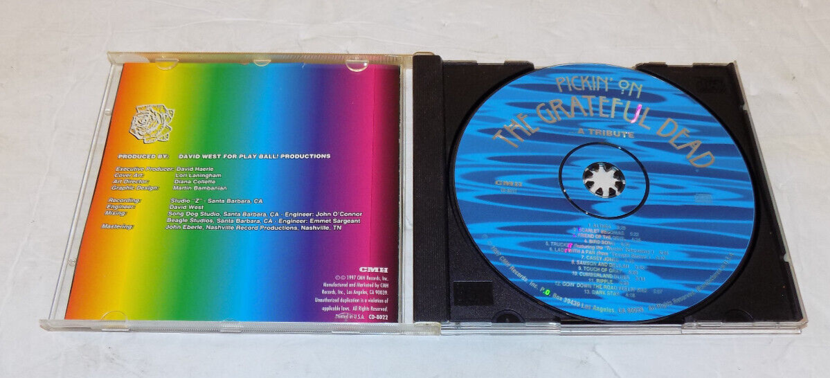 Pickin On The Grateful Dead A Tribute Music CD CMH Records 1997