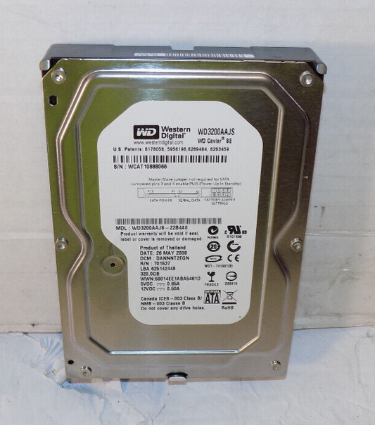 Western Digital WD3200AAJS-22B4A0 320GB SATA-II 7200rpm 8MB HDD 3.5"