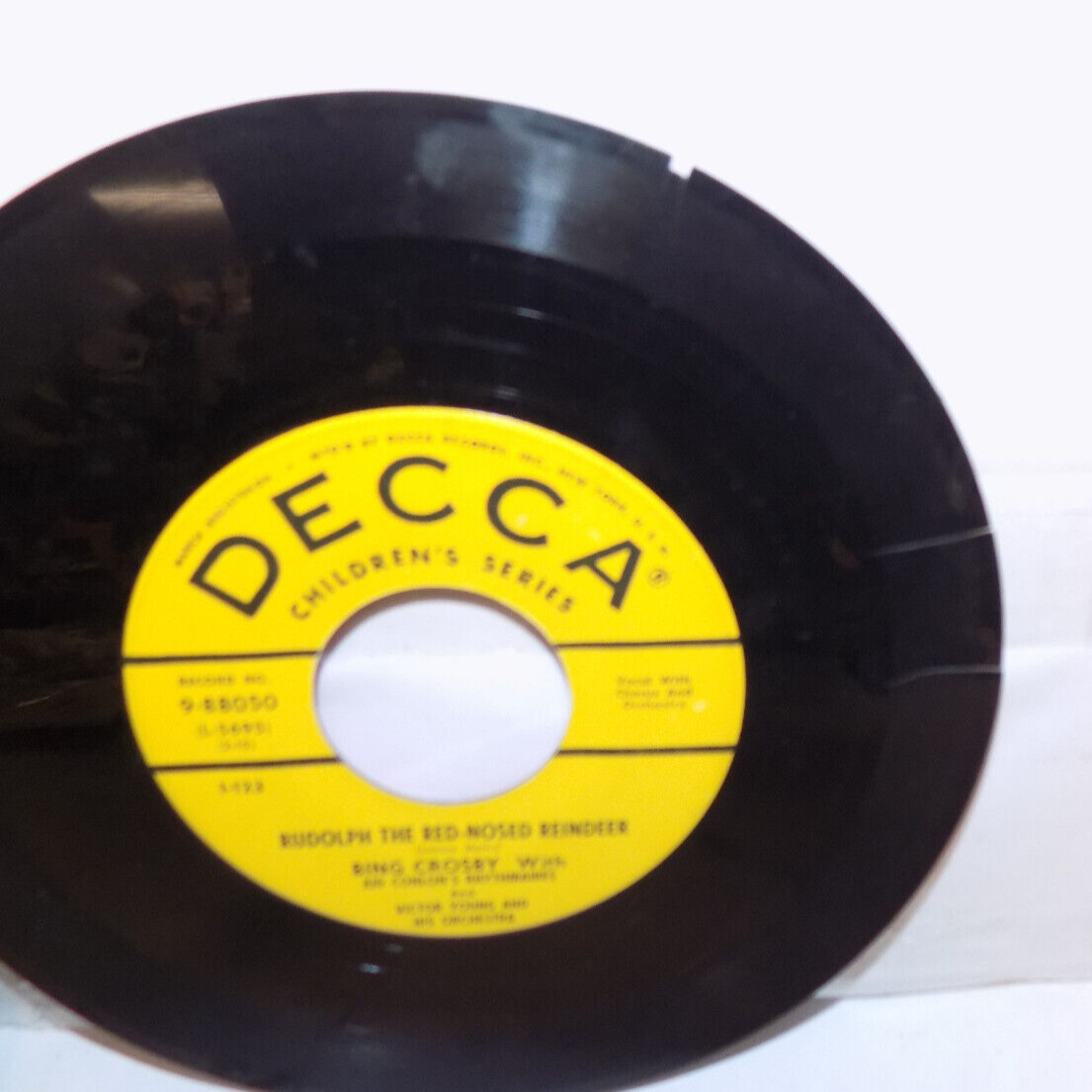 Bing Crosby- Rudolph The Red Nosed Reindeer/The Teddy Bear's, Decca Records.