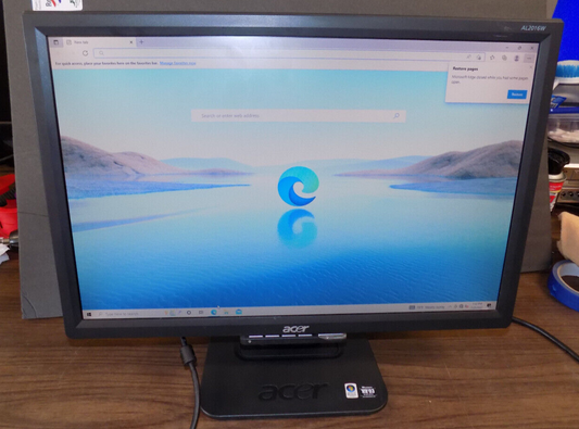 Acer AL2016W B 20" WSXGA+ 1680 x 1050 5 ms D-Sub LCD Computer Monitor