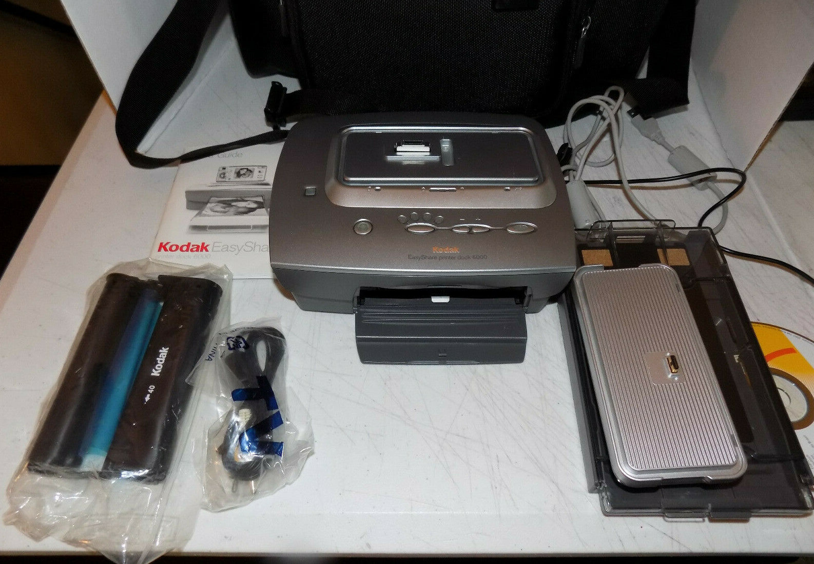  Kodak EasyShare Printer Dock 6000 Digital Photo Printer With Accessories