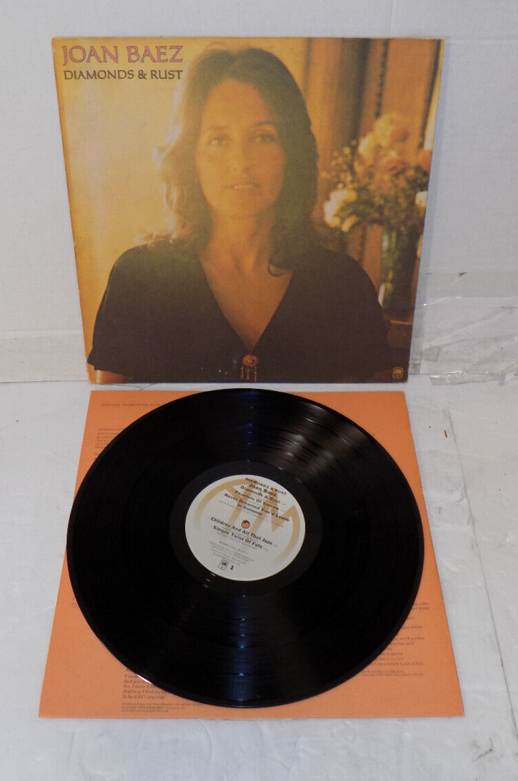 JOAN BAEZ "Diamonds And Rust" 1975 Vinyl Record VG/VG