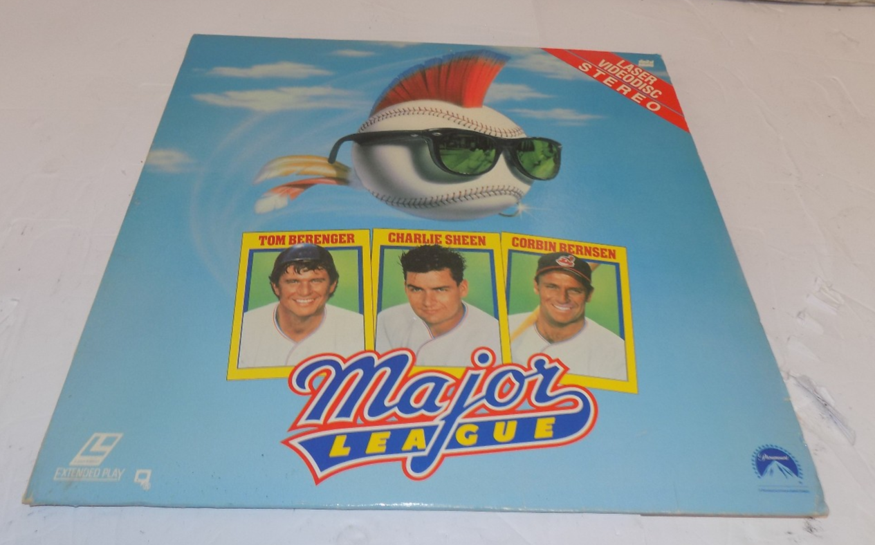 Major League LaserDisc LD Movie Charlie Sheen Tom Berenger Corbin Bernsen