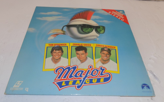 Major League LaserDisc LD Movie Charlie Sheen Tom Berenger Corbin Bernsen