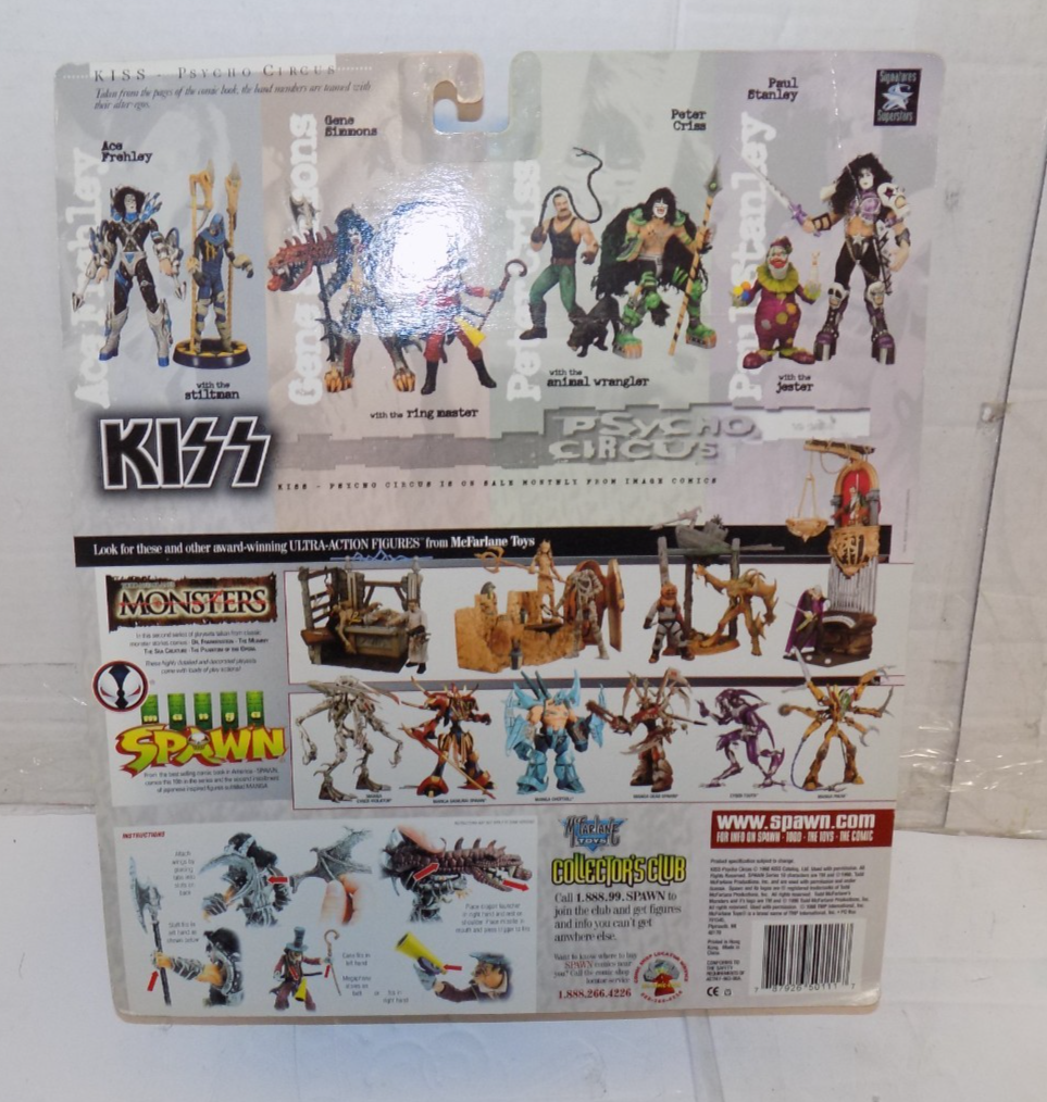 KISS PSYCHO CIRCUS Gene Simmons The Ring Master Action Figure McFarlane 1998