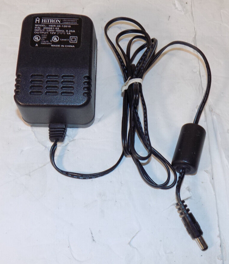 Hitron Power Adapter Model HER-48-12010 P/N 490081-03