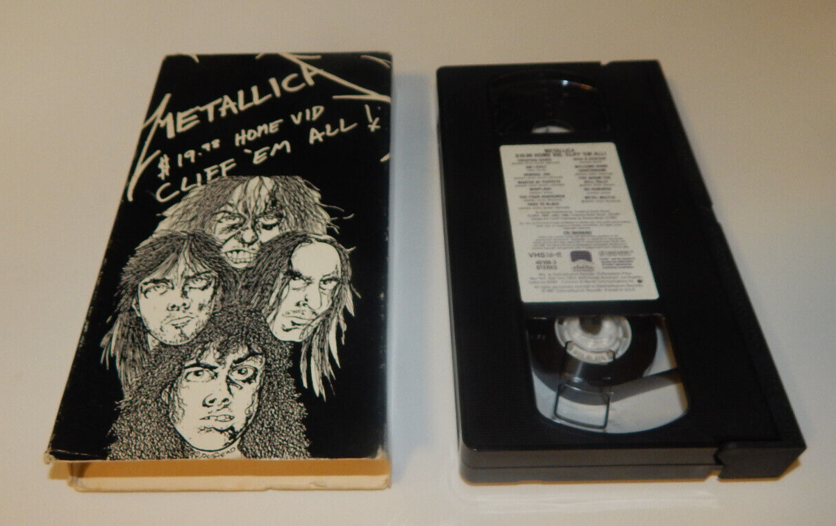 Metallica $19.98 Home Vid Cliff 'em All! VHS Used