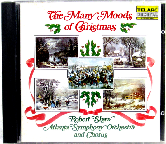 The Many Moods of Christmas CD 1983 Robert Shaw Atlanta Symphony Excellent