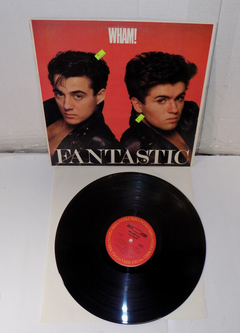 WHAM!  FANTASTIC LP Vinyl Record  George Michael VG+ VG+