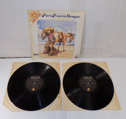 Pure Prairie League 2-Disc Lp Home On The Range On Rca VG/VG