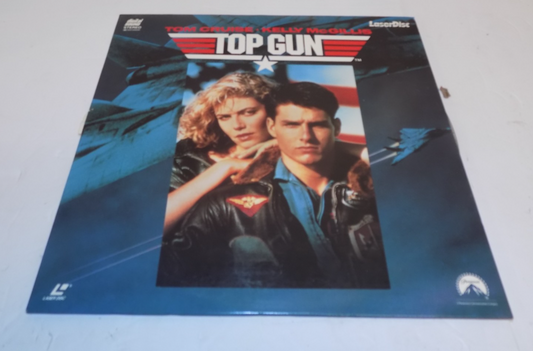 Top Gun LaserDisc LD Movie Extended Play Tom Cruise Kelly McGillis