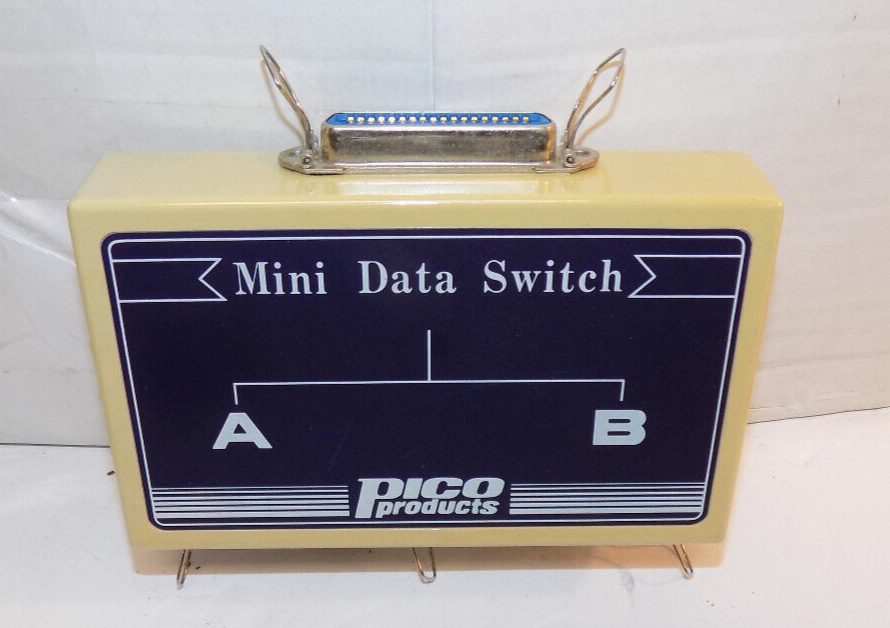 Pico Mini Data Switch 2-Port Transfer Parallel Port A/B Switch 25-Pin Serial