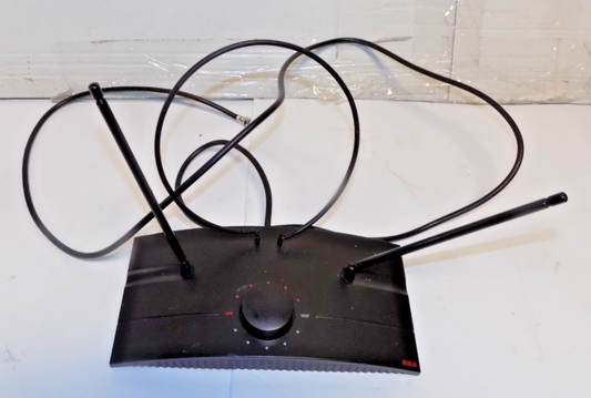 RCA ANT130B TV Antenna Indoor UHF VHF Tuner with Coax Cable