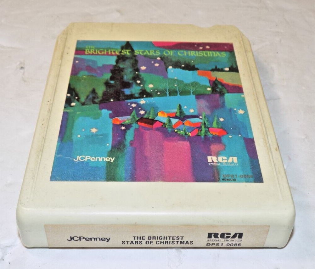 The Brightest Stars of Christmas 8 Track Chrismas Music by JCPenny 1974 RCA