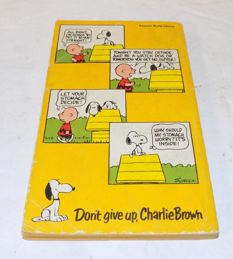 Don't Give Up Charlie Brown by Schulz, Charles M. 1974 Paperback Fawcett Crest
