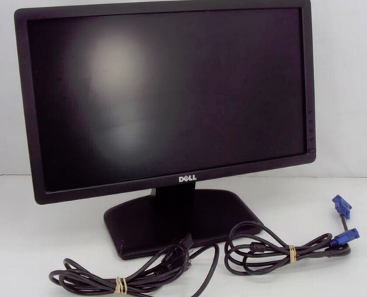 Dell E1912Hf 19" LCD Computer Monitor 1366x768 VGA with Power Cord, & VGA Cable