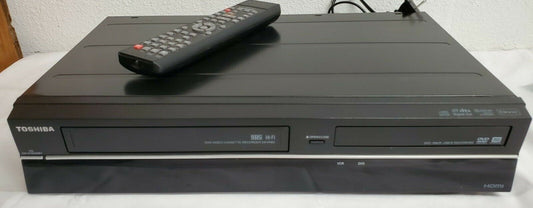 Toshiba Dkvr60ku DVD Recorder Vhs to Dvd Dubbing with Remote and Cables