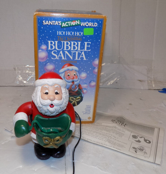 Vintage Santa's World The Christmas Bubble Santa Ornament 1995 Kurt Adler Works