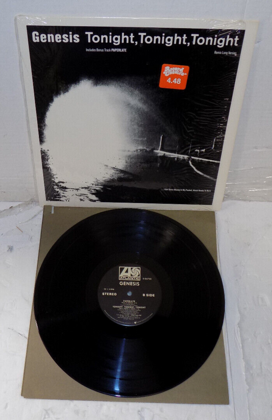 Genesis Tonight, Tonight, Tonight Remix Long Version Vinyl LP Atlantic VG+