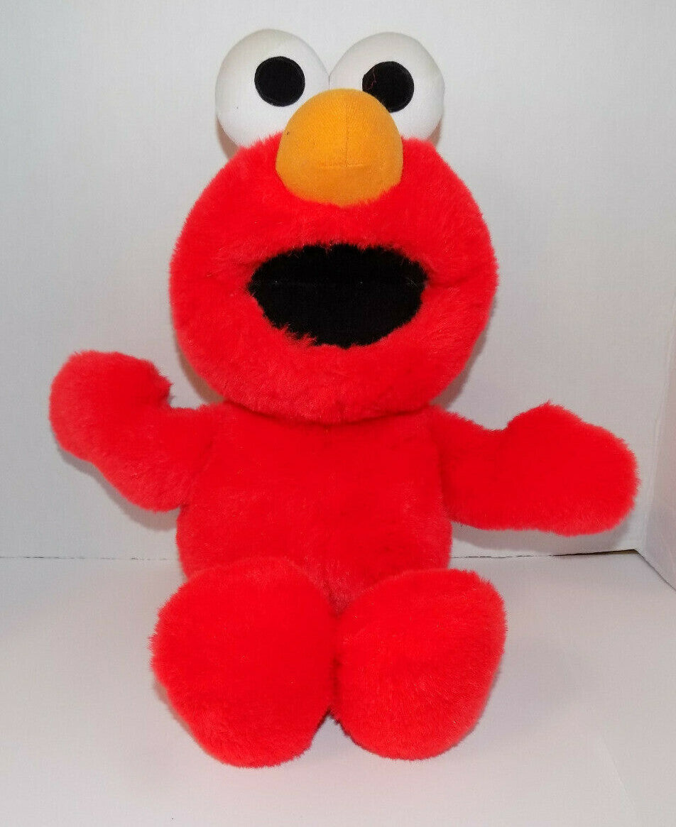 Sesame Street Toss & Tickle Me Elmo Talking 18" Plush Doll 1997 Tyco