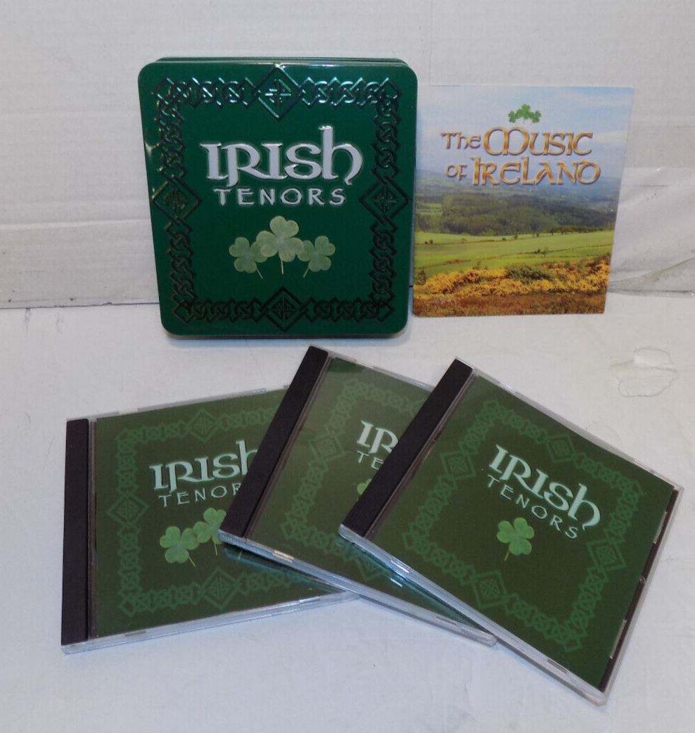 Irish Tenors 3-CD Box Set Music Of Ireland In Decorative Tin 2007