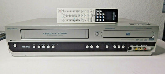 Magnavox MWR20v6 DVD Recorder VCR Combo Vhs to Dvd Copy Remote, A/V Cables, HDMI