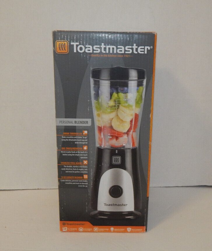 Toastmaster Mini Personal Blender Smoothie Shake Maker 15 oz New In Box