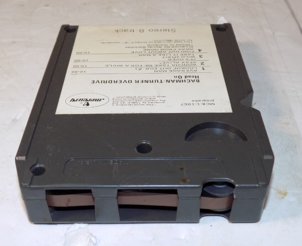 Bachman Turner Overdrive Head On 8 Track Cartridge M8 1-1067 1975 Mercury