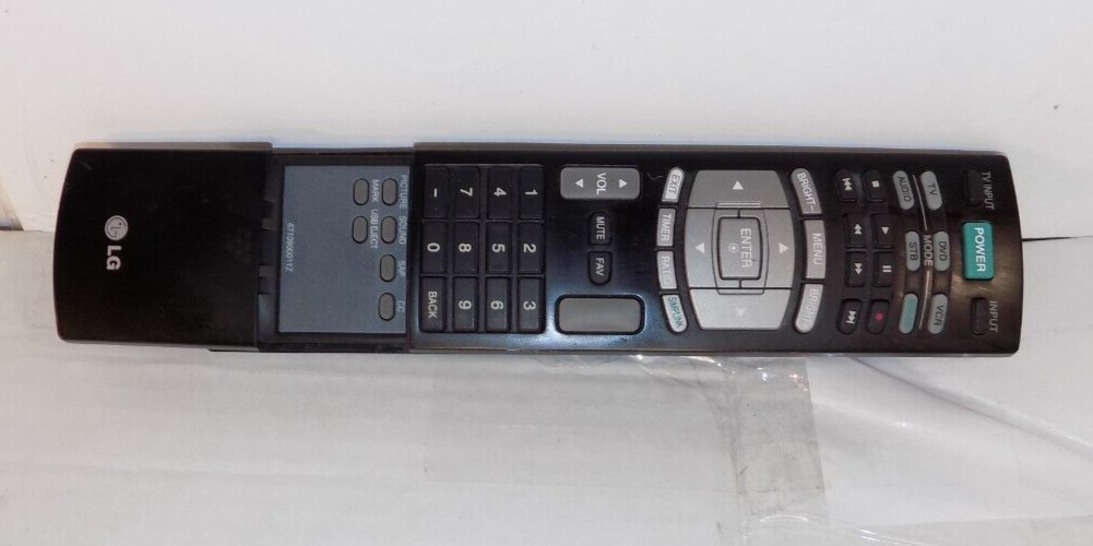 LG 6710900011Z TV DVD VCR Multi Function Remote Control IR Tested