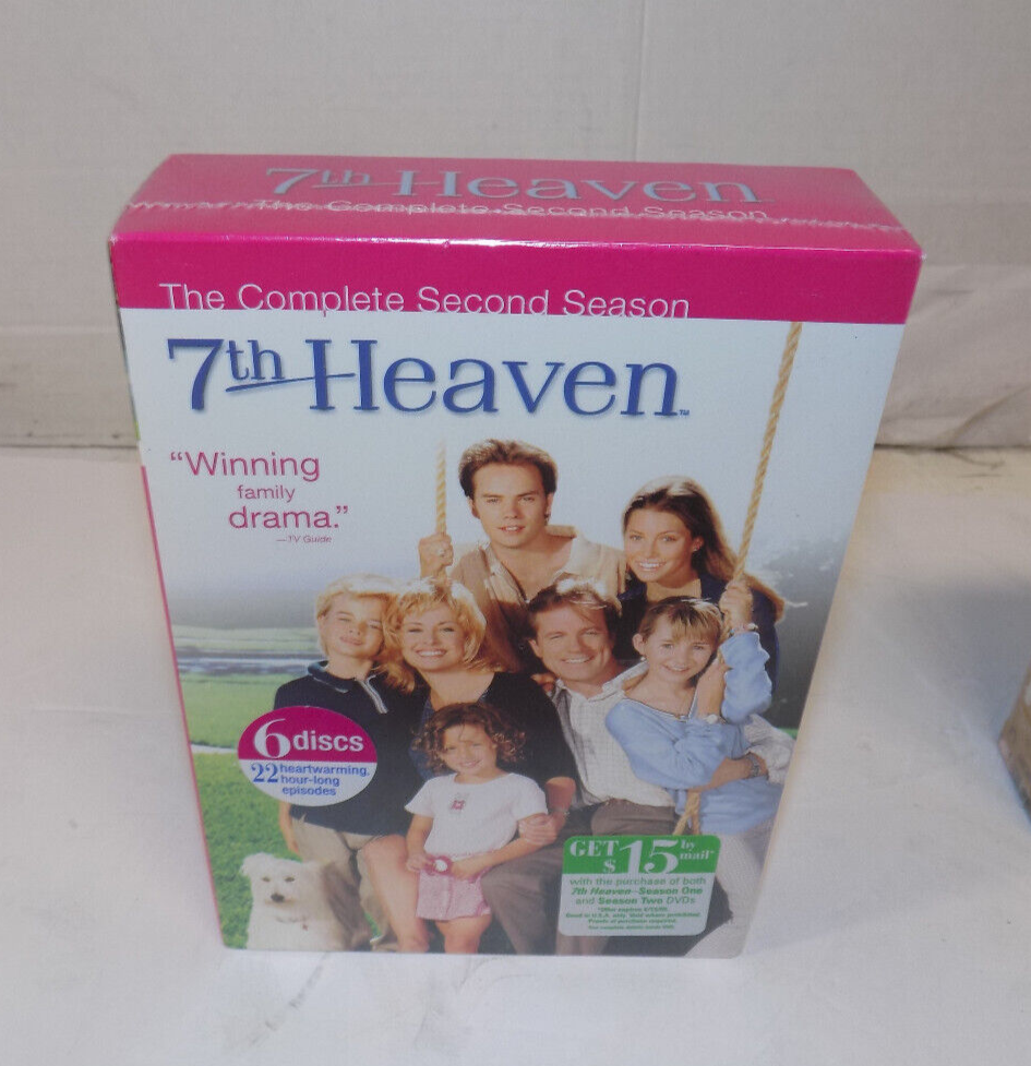 7th Heaven Complete Second Season DVD 6 Discs Box Set New Sealed