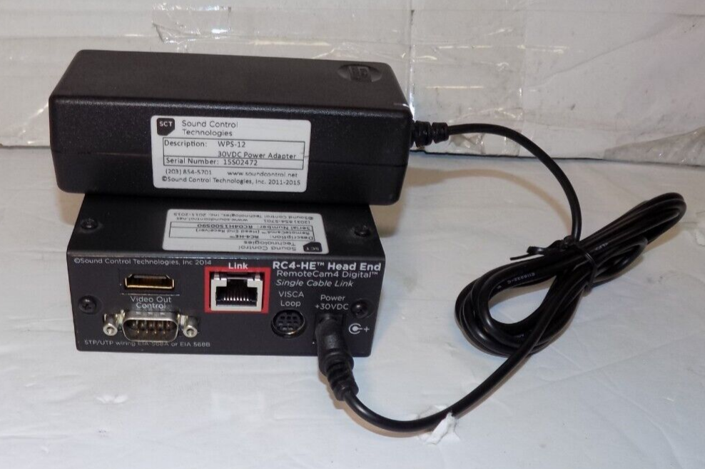 Sound Control RC4-HE Head End RemoteCam4 Digital Cable Link