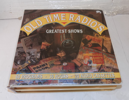 Old Time Radio's Greatest Shows 60 Programs 30 Hours 18 Cassettes 2 Missing